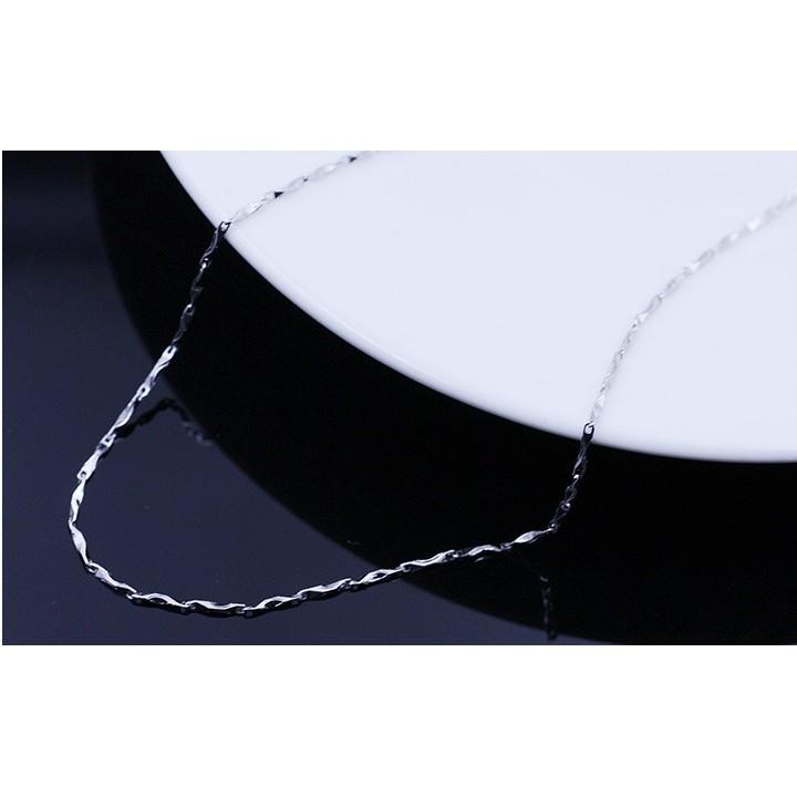 B263．元寶鏈 韓版銀飾 項鏈 鎖骨鏈 水波鏈 精美項鍊 短項鍊 頸項鍊 細鍊 鍊條 鏈子 銀項鍊 白金項鍊 銀鏈-細節圖3