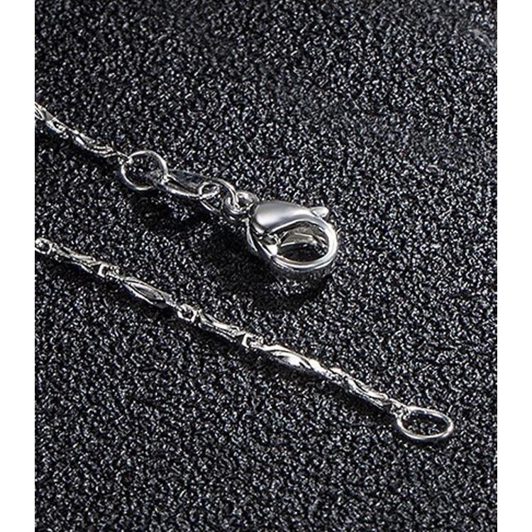 B263．元寶鏈 韓版銀飾 項鏈 鎖骨鏈 水波鏈 精美項鍊 短項鍊 頸項鍊 細鍊 鍊條 鏈子 銀項鍊 白金項鍊 銀鏈-細節圖5