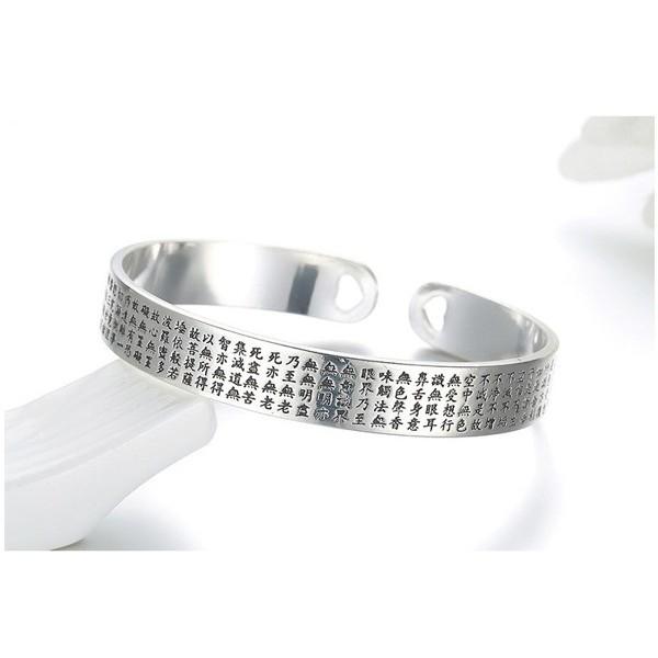 B262．經文手環手鍊手鏈 韓版銀飾 抗過敏防過敏 首飾配件飾品 女飾品 銀手鐲手環 情人節情送禮物 不生鏽-小貓百貨-細節圖7