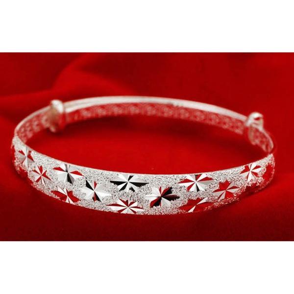 B231．滿天星手環手鍊 韓版銀飾 抗過敏防過敏 首飾配件飾品 女飾品 水鑽 手環 情人節情侶 送禮物 可碰水不生鏽-細節圖3