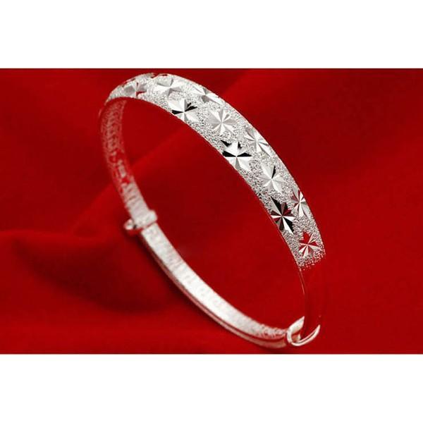 B231．滿天星手環手鍊 韓版銀飾 抗過敏防過敏 首飾配件飾品 女飾品 水鑽 手環 情人節情侶 送禮物 可碰水不生鏽-細節圖4