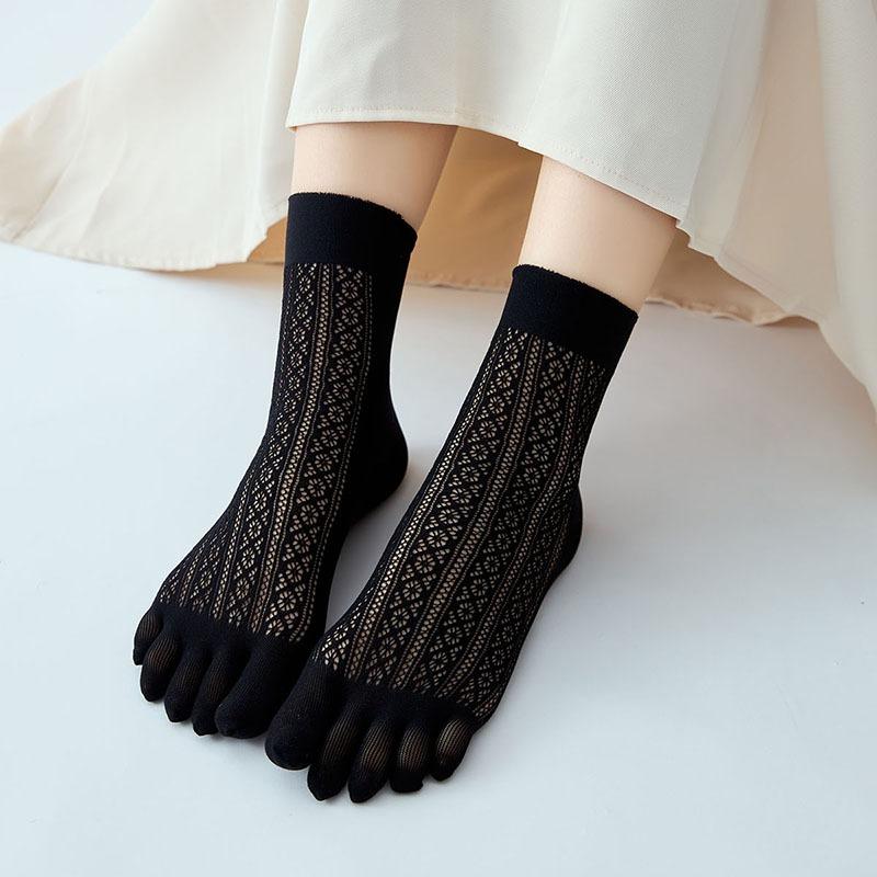 J29．薄款女絲襪 中筒天鵝絨絲襪 絲襪五趾襪 五趾絲襪 中筒絲襪 絲襪分趾襪 透氣絲襪 女絲襪 絲襪 襪子 女襪-細節圖7