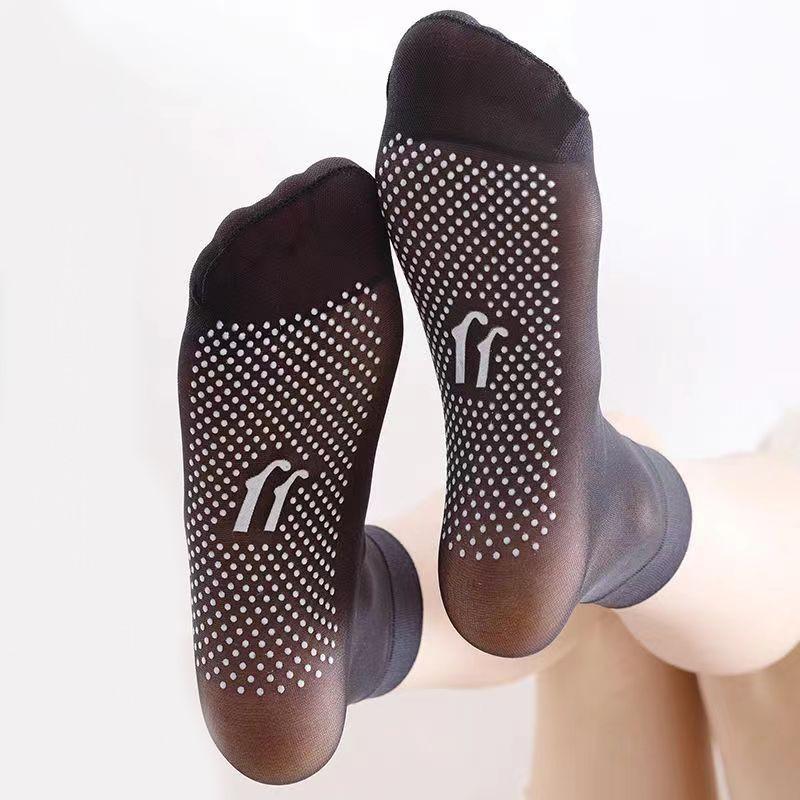 J32 日系女絲襪 超薄款點膠防滑絲襪 防滑絲襪 短襪 防勾絲水晶襪 女襪 襪子 絲襪 打底襪-細節圖2