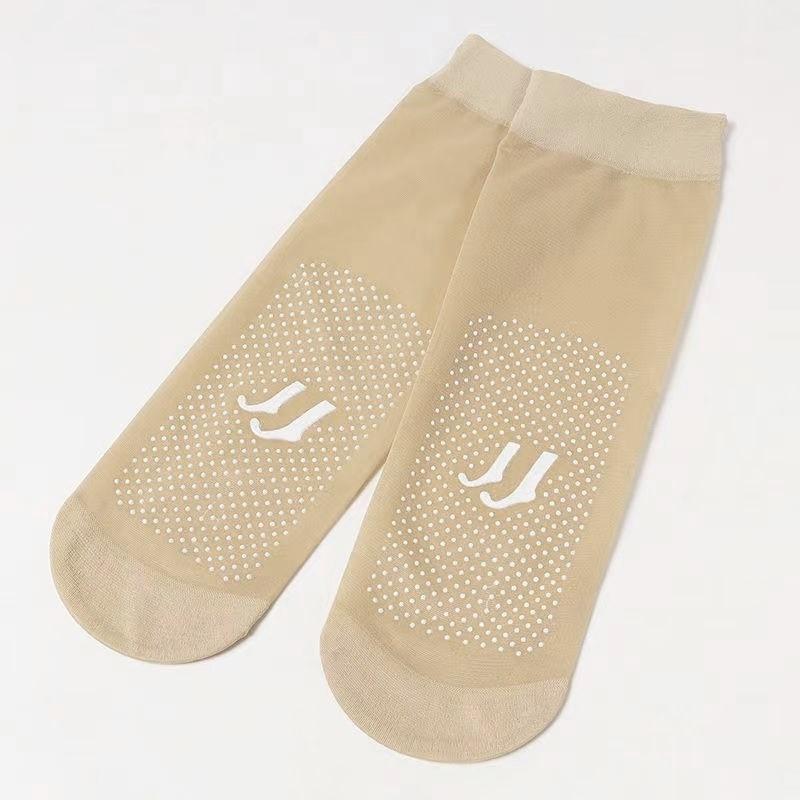 J32 日系女絲襪 超薄款點膠防滑絲襪 防滑絲襪 短襪 防勾絲水晶襪 女襪 襪子 絲襪 打底襪-細節圖4