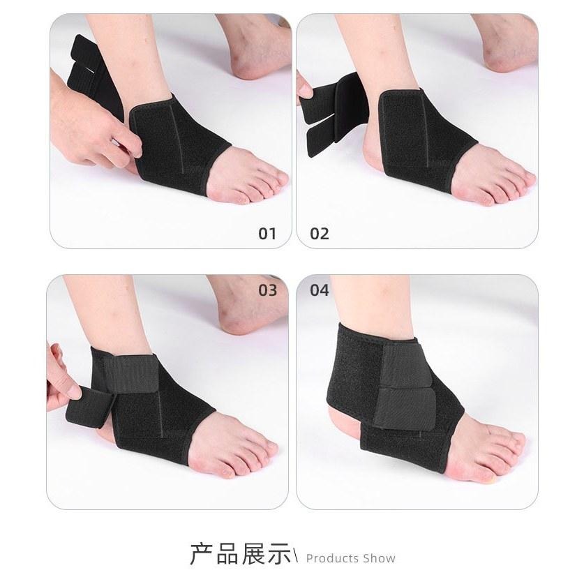 D37 防扭傷 足部 護腳腕 護腳踝 護腳 固定帶 可調節 雙重壓力支撐護踝 吸汗透氣護踝 腳腕帶 運動護具 健身用具-細節圖3