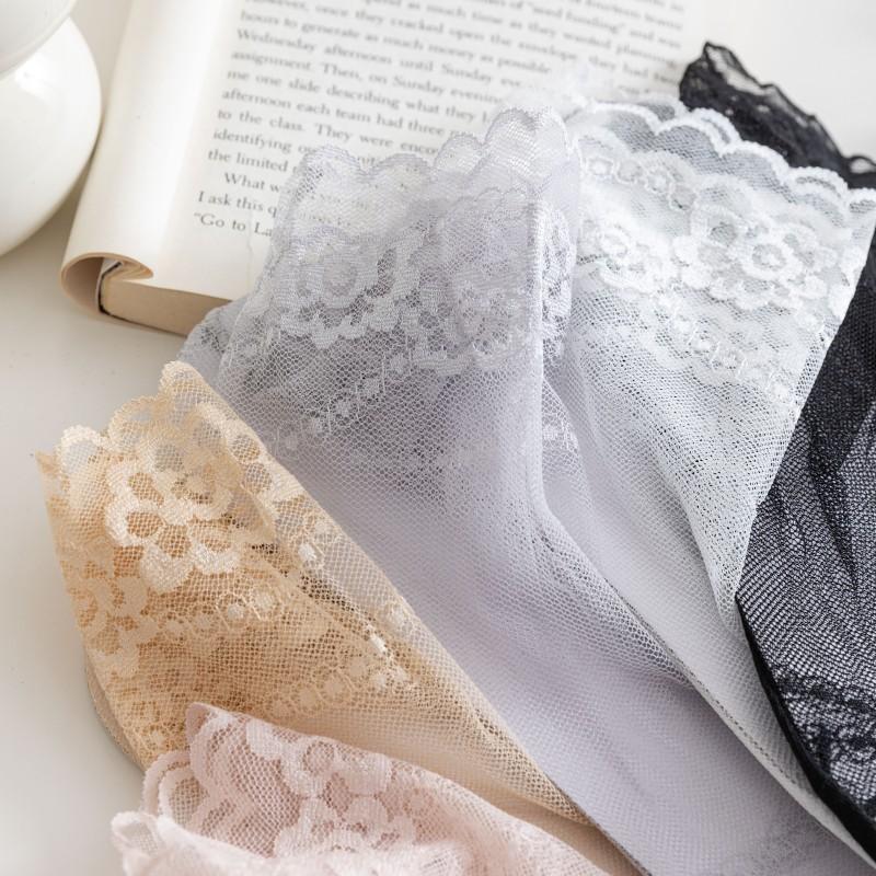 J15．蕾絲棉底花邊船襪 蕾絲襪 女襪 襪子 透氣襪 絲襪 短襪 船襪 透氣女襪 隱形襪 機能襪 高跟鞋襪 中筒蕾絲襪-細節圖5