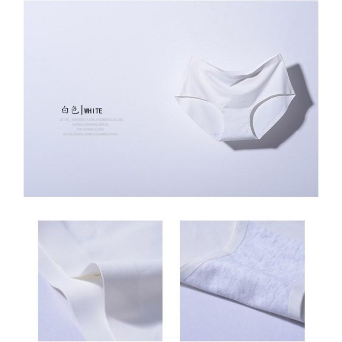 大碼加大碼 涼感無縫冰絲內褲三角褲  一片式冰絲無痕中腰內褲 吸濕透氣性感三角褲 防走光安全褲打底褲 #涼感內褲-細節圖5