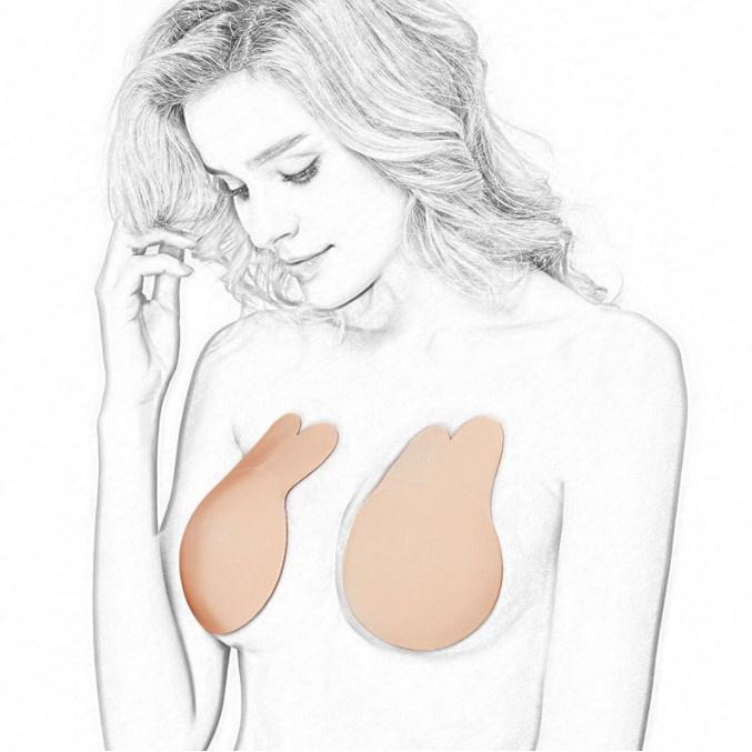 兔耳朵提拉胸貼 隱形無痕 可剪裁 乳貼 防凸點 乳頭貼 提拉集中 兔耳朵胸貼 提胸貼 兔耳朵乳貼 可重複使用 兔耳朵-細節圖2