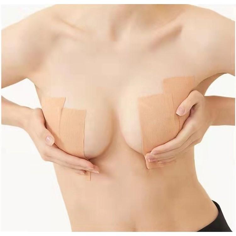 隱形提胸帶 胸貼 乳貼 胸貼膠帶 防走光貼 防走光 彈力繃帶 提拉胸貼 運動繃帶 肌貼 彈力布提胸貼 肌肉貼 提胸貼-細節圖3