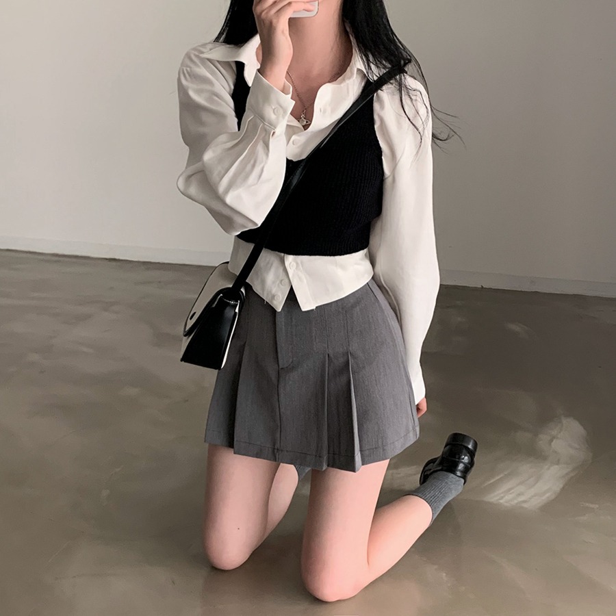 L215✨現貨/疊穿針織小背心/針織背心/搭配/針織背心/短版/小背心/秋冬/造型/穿搭/短款/吊帶背心/針織上衣/顯瘦-細節圖6