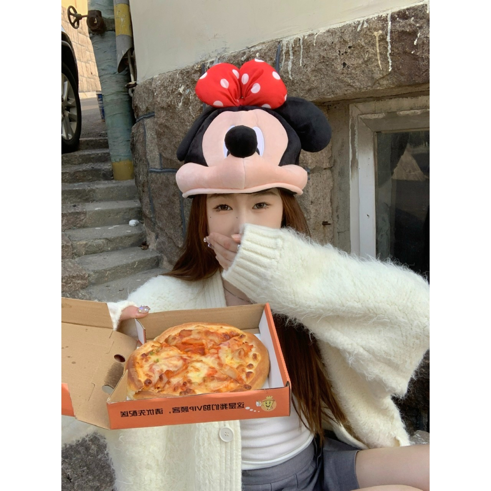 S436✨現貨/韓系/秋冬/軟軟軟~白色毛衣外套/寬鬆/加厚/保暖/針織外套/單排釦/軟糯/長袖/毛茸茸/毛絨絨/熊熊感-細節圖6