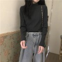 T219✨韓系/基本款磨毛內搭/高領上衣/半高領/內搭/保暖/內搭上衣/長袖T袖/高領內搭/打底上衣/打底衫/打底-規格圖8