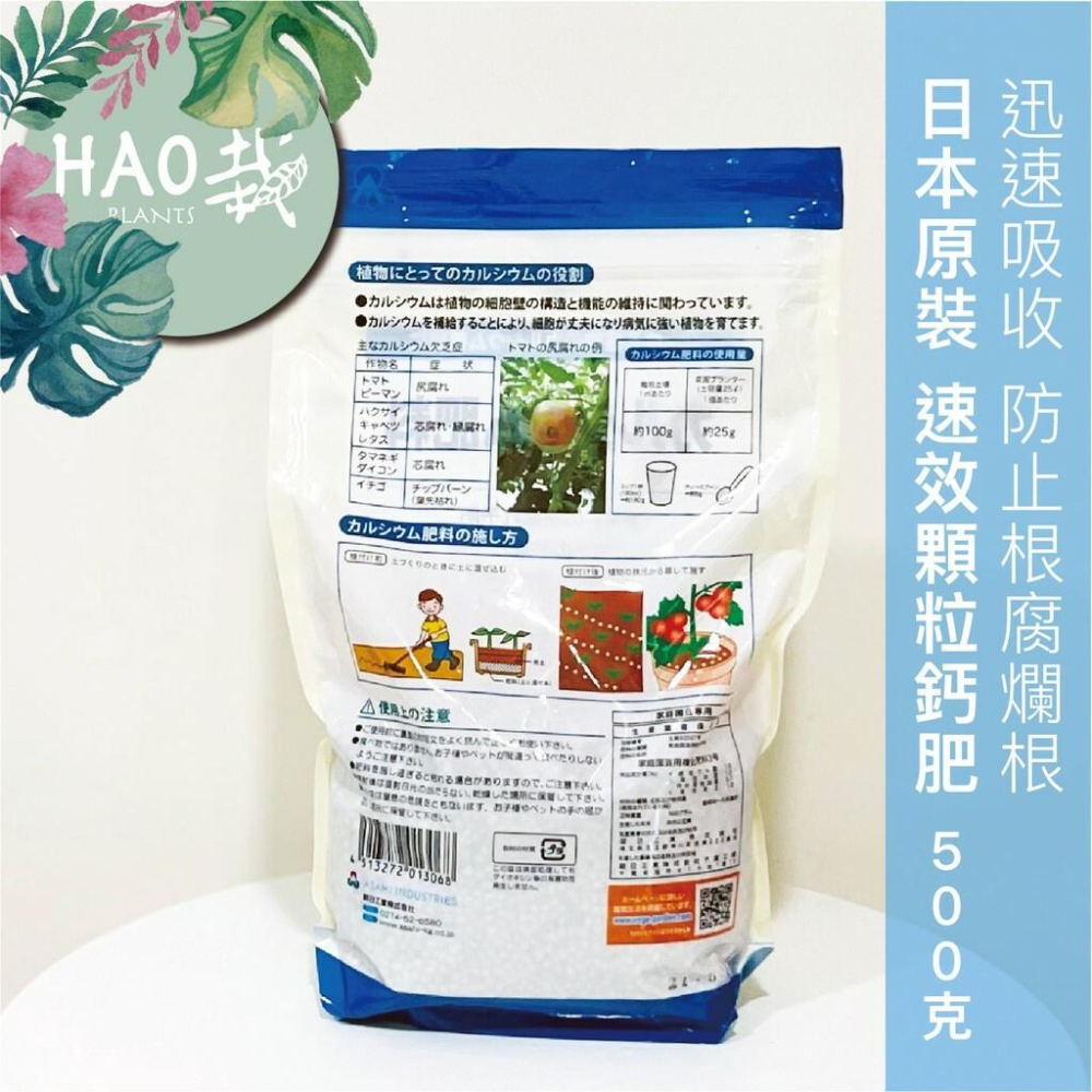 日本原裝 朝日工業 速效顆粒鈣肥 500g （代購）【 Hao Plants 🌱快速發貨】-細節圖2