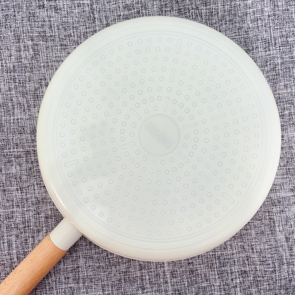 ❤️叮叮百貨❤️全新 NEOFLAM Blossom系列陶瓷塗層平底鍋28cm(電磁底)白色-細節圖2