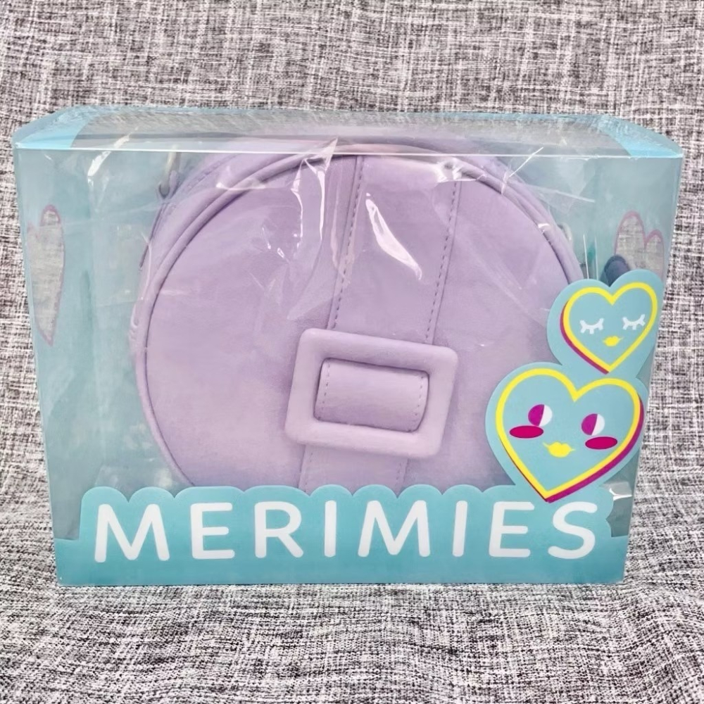❤️叮叮百貨❤️全新 泰國帶回 MERIMIES小圓包-紫色斜背包/側背包-細節圖4