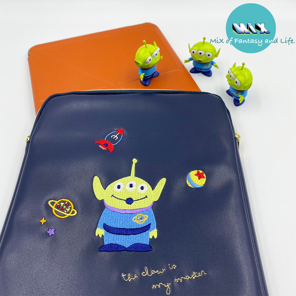 ∞ MiX∞ 日本正版 iPad 11吋 三眼怪 平板包 迪士尼 玩具總動員 收納袋 保護套 皮革包 apple 禮物-細節圖5