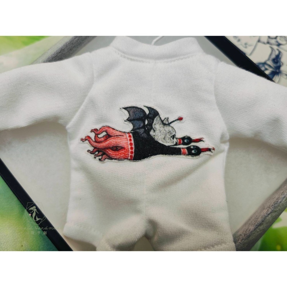 布偶貓喵喵的連身衣~白色#higuchiyuko  #樋口裕子 #ひとつめちゃん-細節圖2