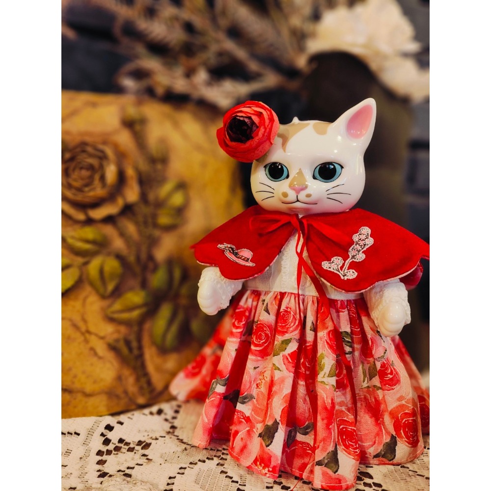 小春的玫瑰洋裝和雙面披肩 #higuchiyuko  #樋口裕子 #ひとつめちゃん-細節圖4