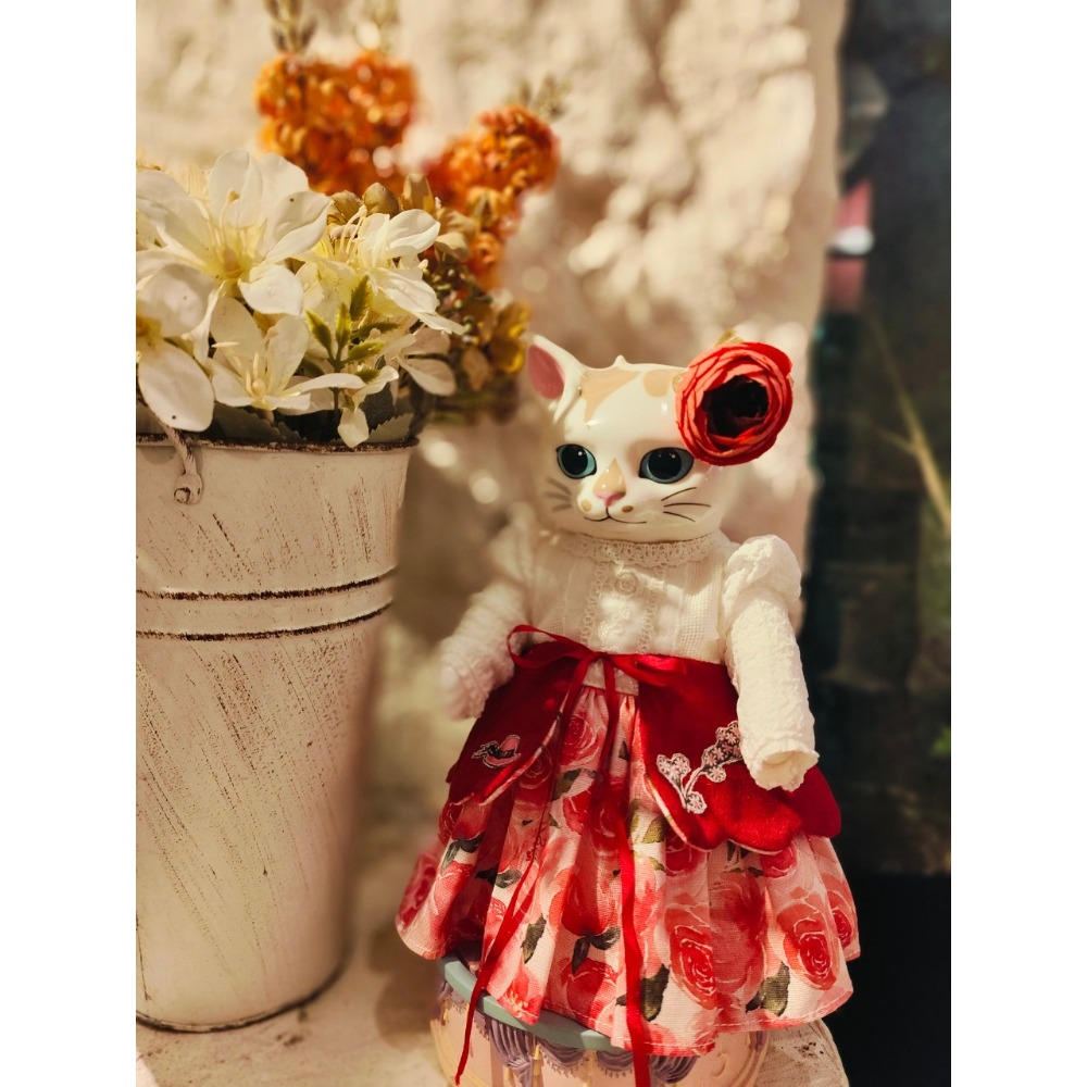 小春的玫瑰洋裝和雙面披肩 #higuchiyuko  #樋口裕子 #ひとつめちゃん-細節圖6