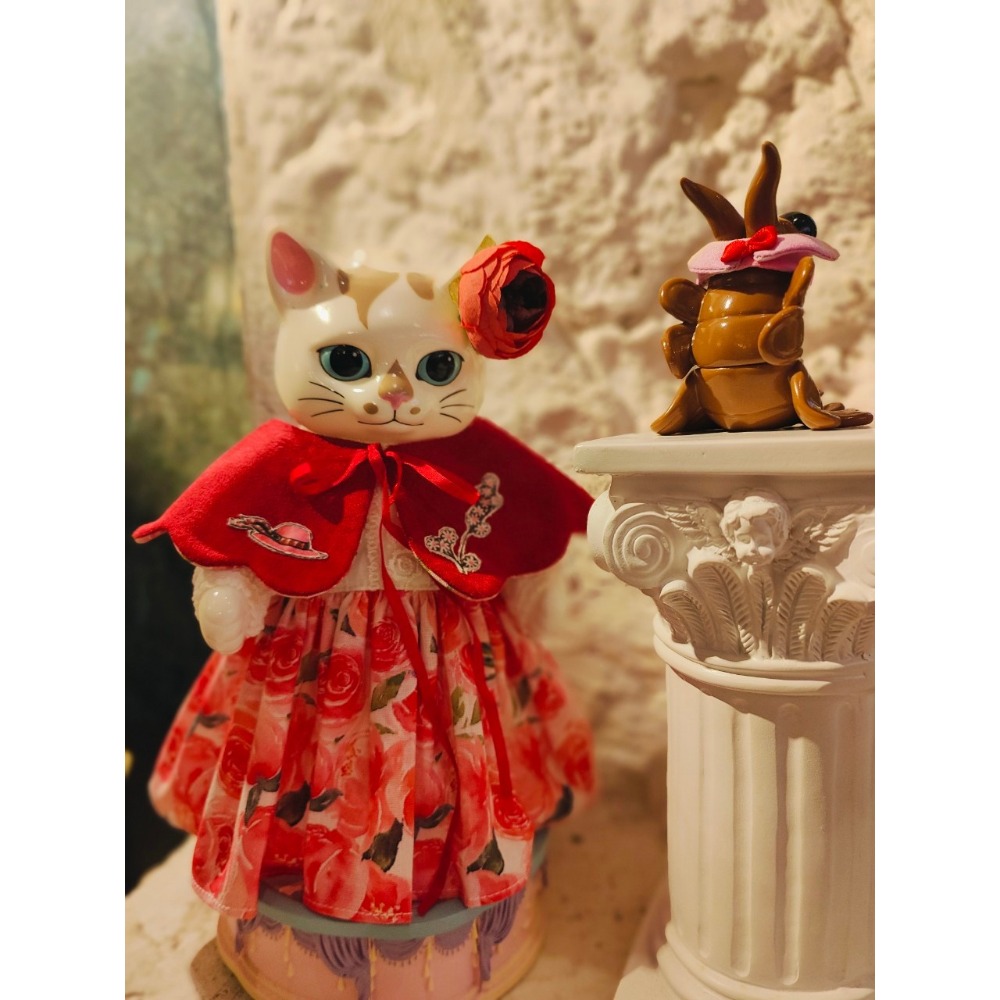 小春的玫瑰洋裝和雙面披肩 #higuchiyuko  #樋口裕子 #ひとつめちゃん-細節圖7