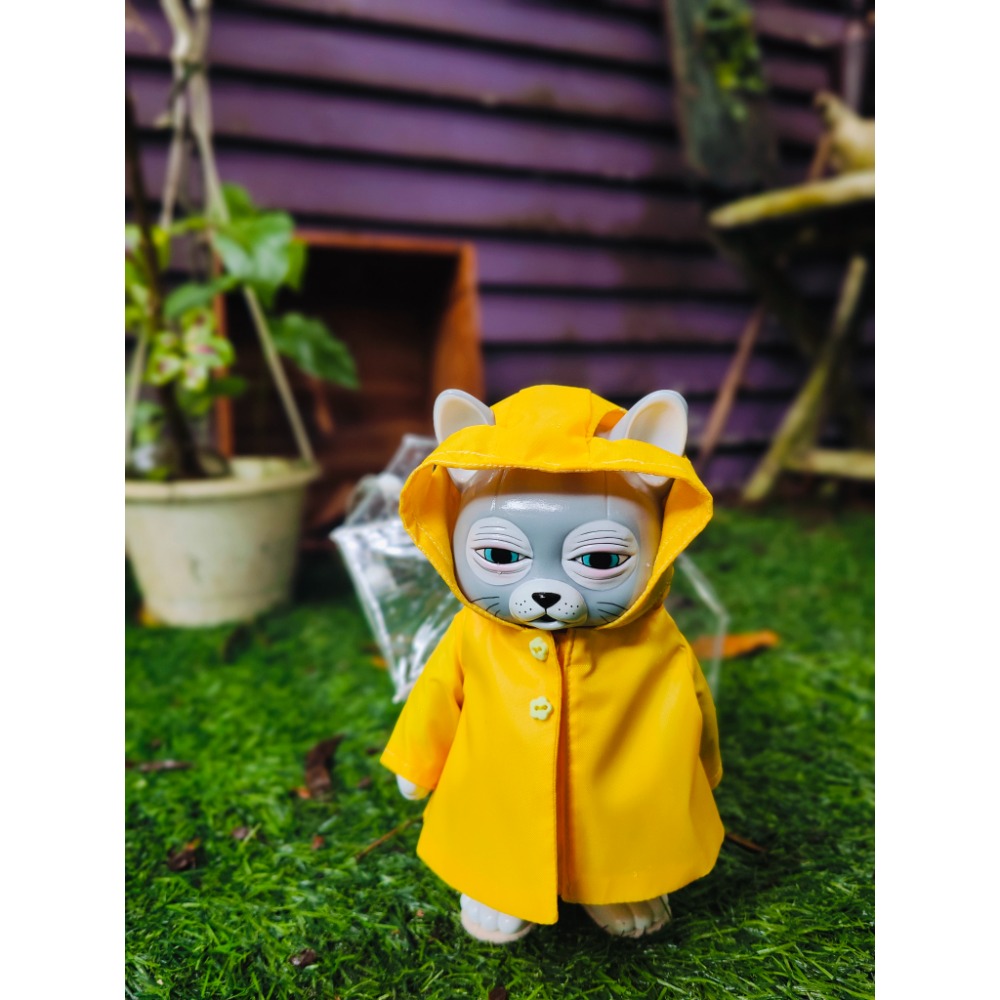 布偶貓喵喵的黃色雨衣 #higuchiyuko  #樋口裕子 #ひとつめちゃん-細節圖3