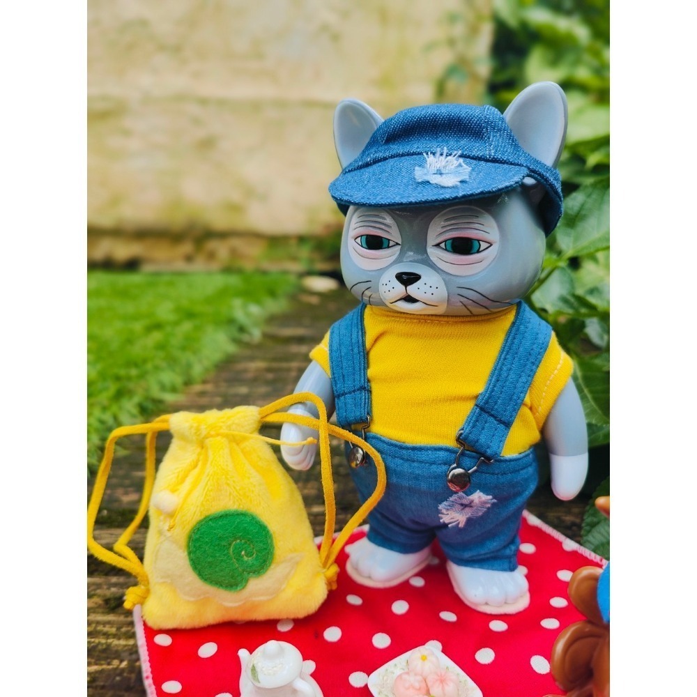 布偶貓喵喵的蝸牛背包和餐巾 #higuchiyuko #樋口裕子 #ひとつめちゃん-細節圖2