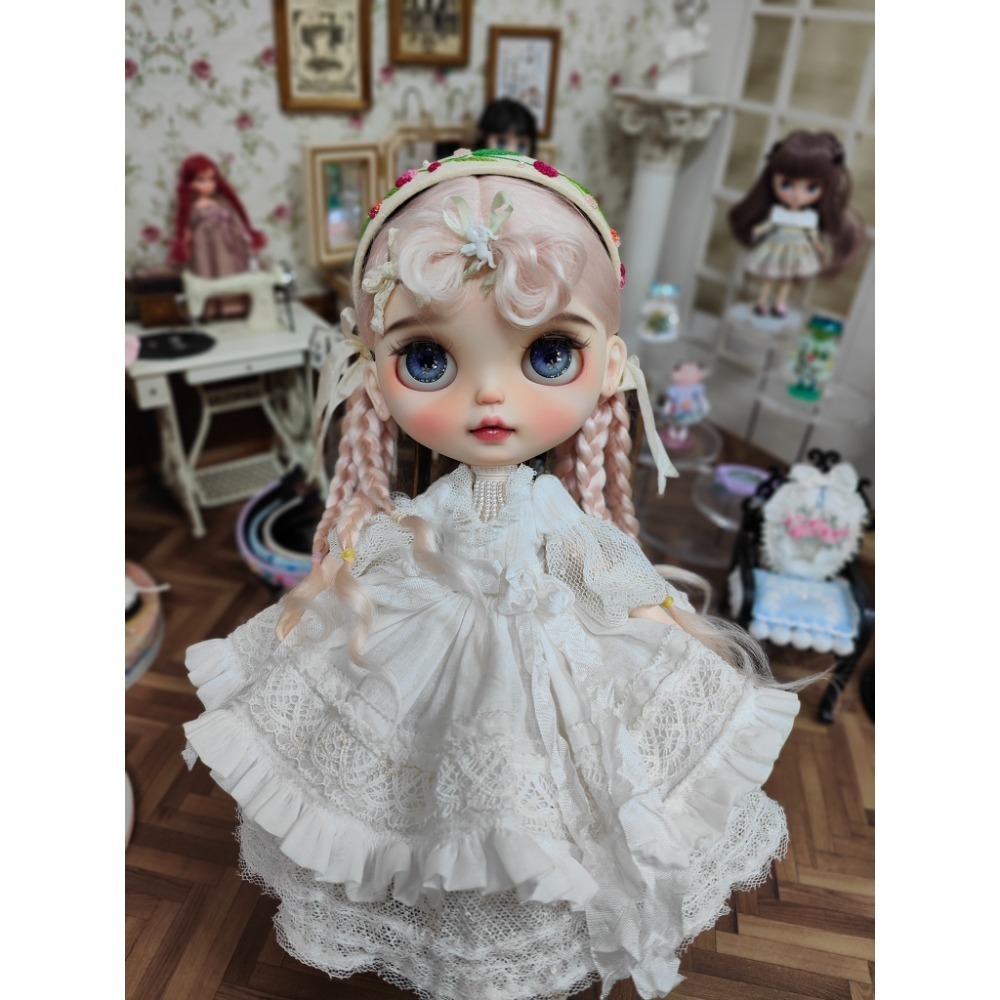 Blythe 小布的刺繡髮箍-細節圖2