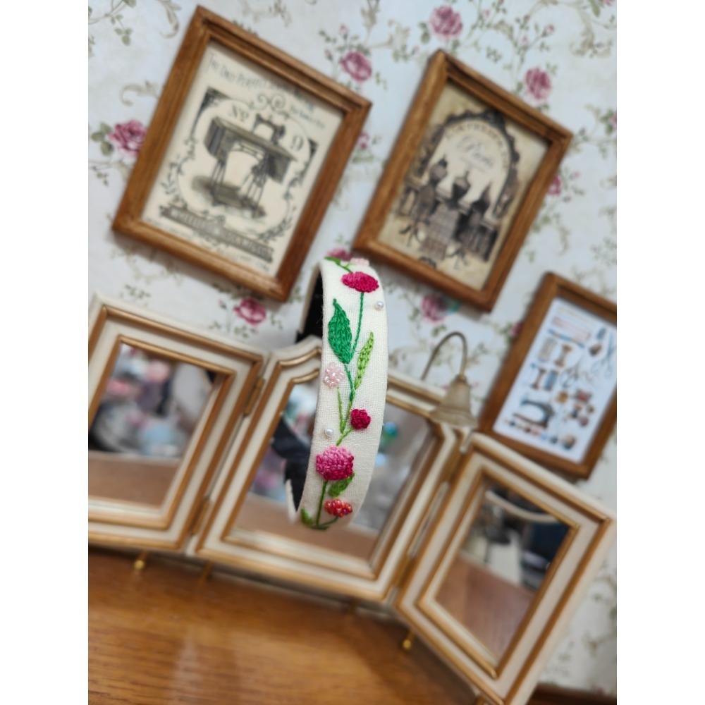 Blythe 小布的刺繡髮箍-細節圖3