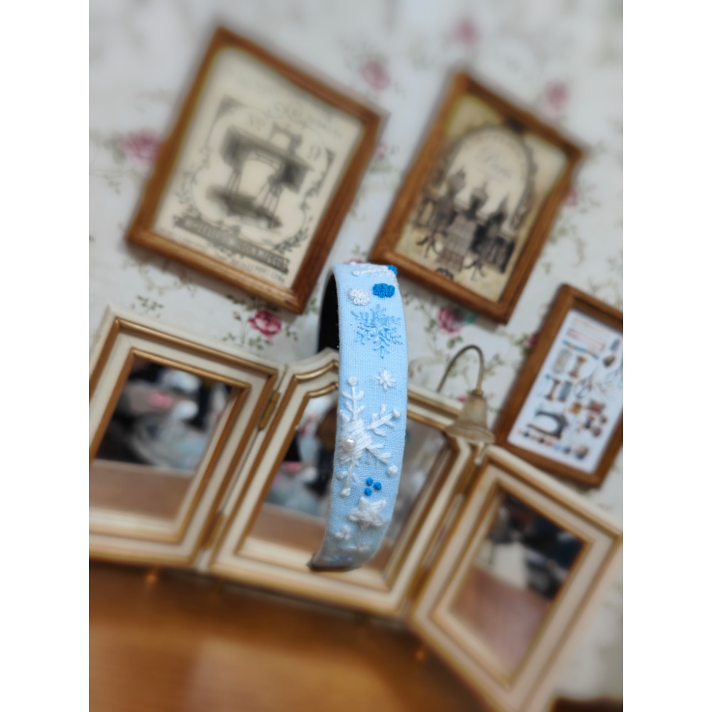 Blythe 小布的刺繡髮箍-細節圖2