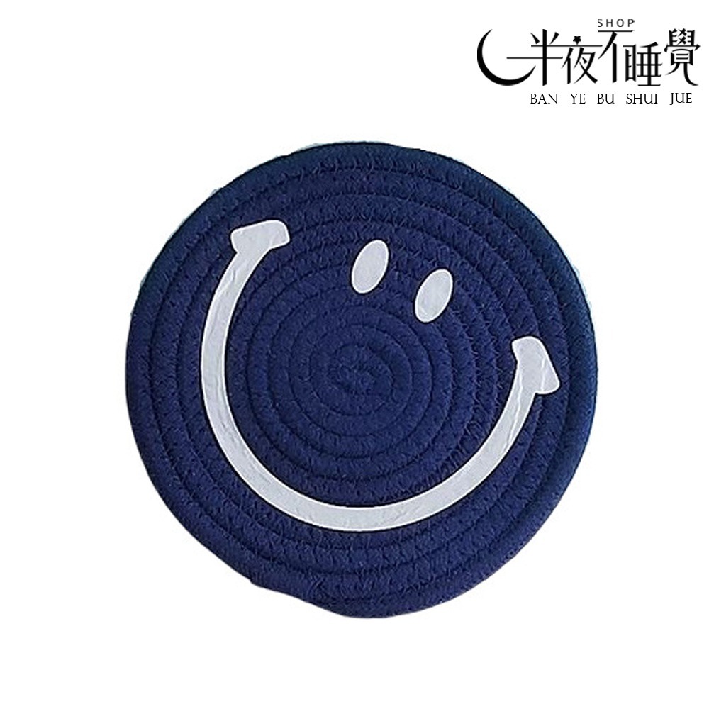 【smile系列】微笑織編杯墊   小｜大  ｜ 隔熱墊   杯墊｜餐墊｜造型杯墊｜ 微笑｜笑臉｜拍照小物-規格圖8
