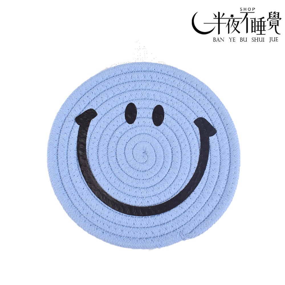 【smile系列】微笑織編杯墊   小｜大  ｜ 隔熱墊   杯墊｜餐墊｜造型杯墊｜ 微笑｜笑臉｜拍照小物-規格圖8