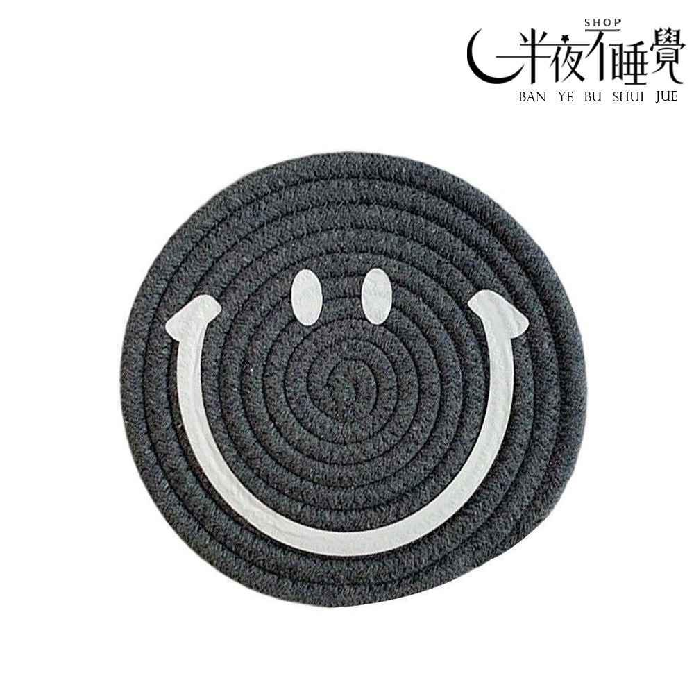 【smile系列】微笑織編杯墊   小｜大  ｜ 隔熱墊   杯墊｜餐墊｜造型杯墊｜ 微笑｜笑臉｜拍照小物-規格圖8