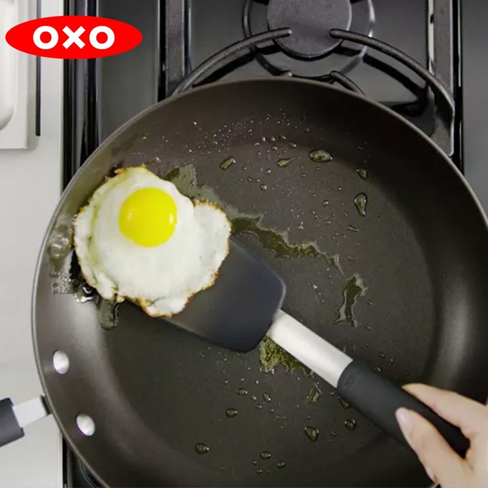 OXO 好好握彈性矽膠鍋鏟  巴西里｜ 野莓｜黑芝麻【01012003】-細節圖3