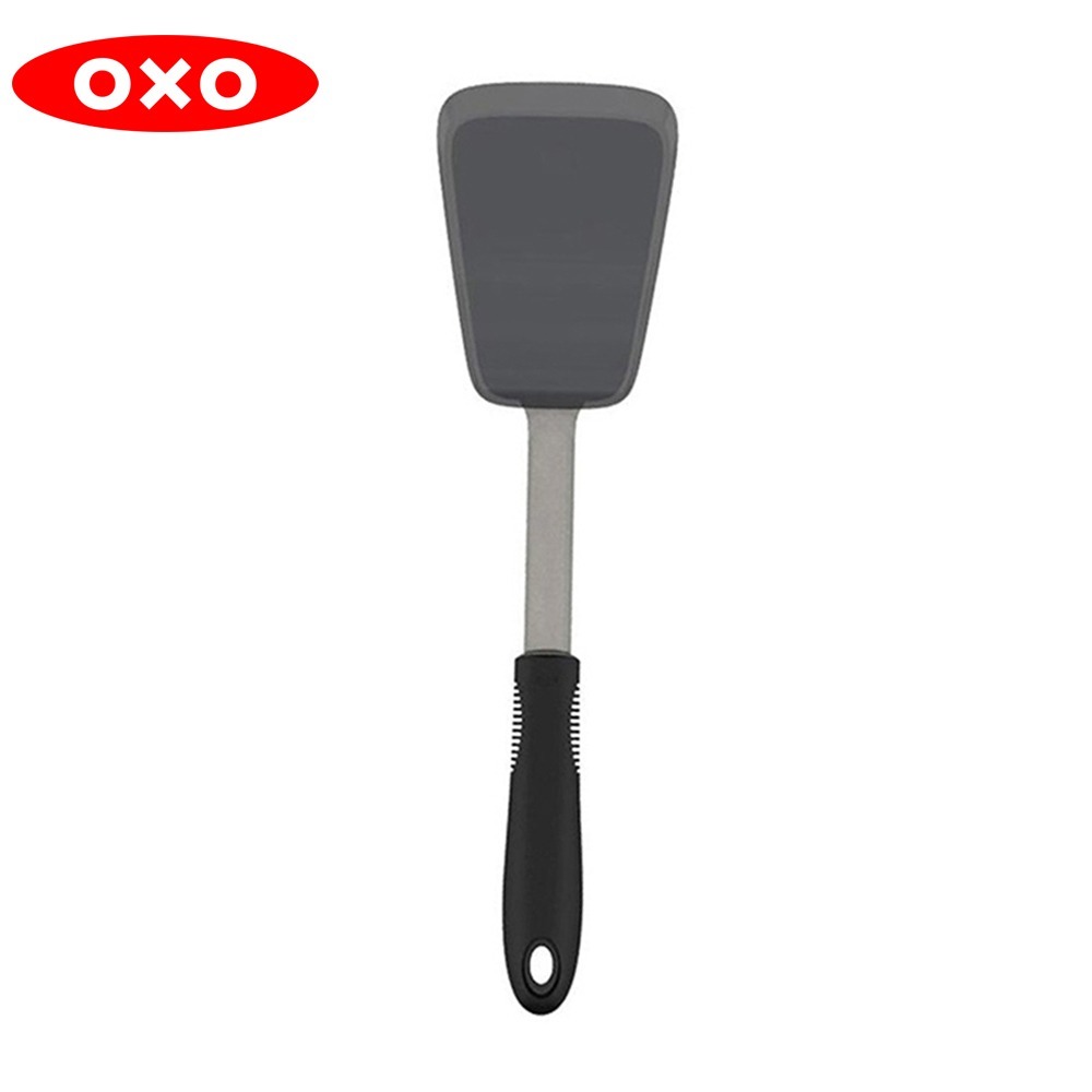 OXO 好好握彈性矽膠鍋鏟  巴西里｜ 野莓｜黑芝麻【01012003】-規格圖4