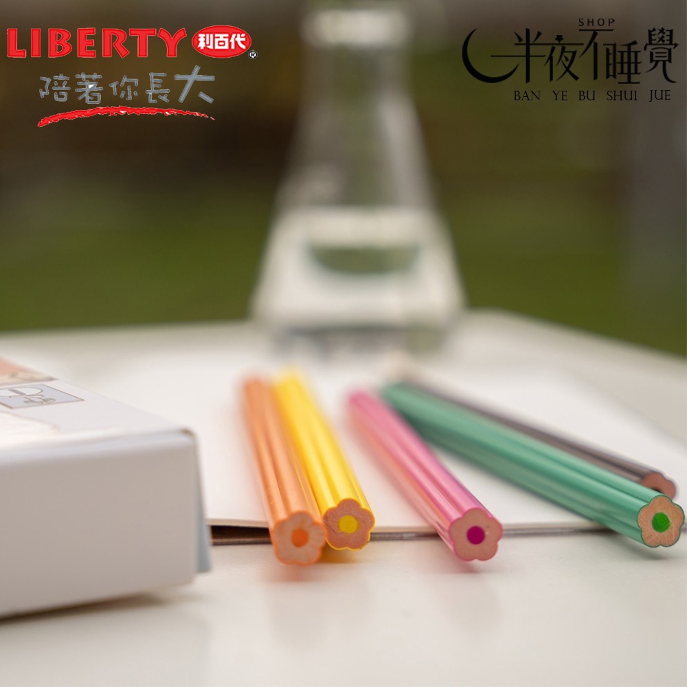 【利百代】喵喵罐頭無木花朵可擦拭色鉛筆12色CC-513【K00022】-細節圖3