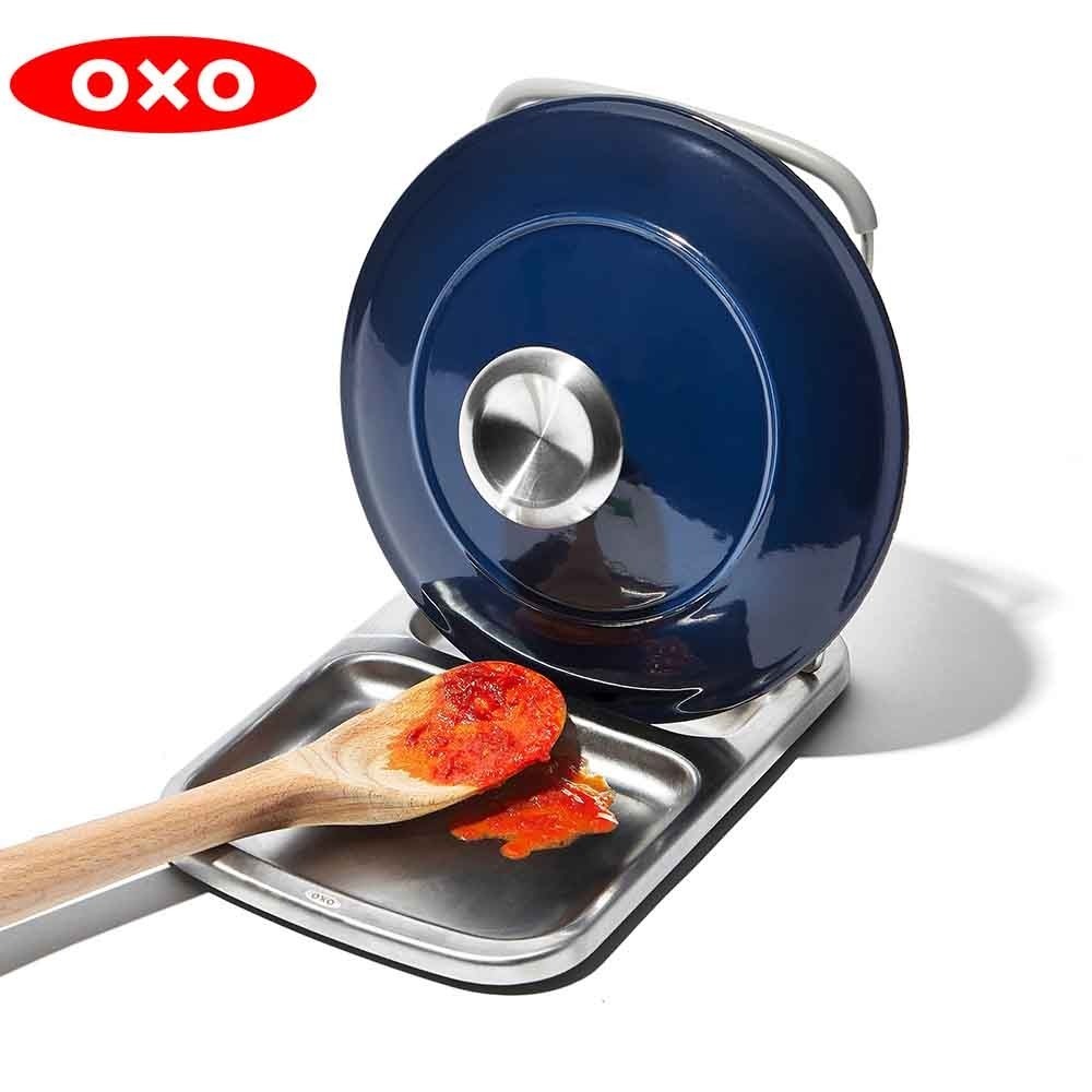 OXO 直立式鍋蓋餐具架   鍋蓋架｜湯勺架｜廚房收納架   原廠公司貨 【OX0102038A】-細節圖5