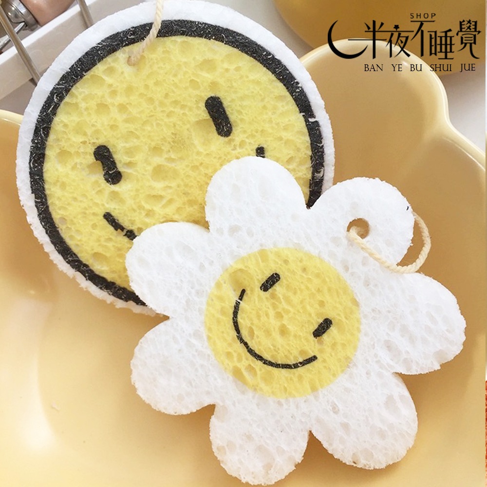 【smile系列】微笑壓縮木槳棉 海綿｜廚房小物｜微笑｜smile｜洗碗海綿【K00011】-細節圖4
