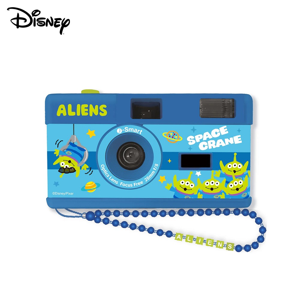 迪士尼Disney  菲林 底片相機 -三眼怪  傻瓜相機 可以重複使用  內置閃光燈  輕巧好攜帶 正版授權-規格圖2
