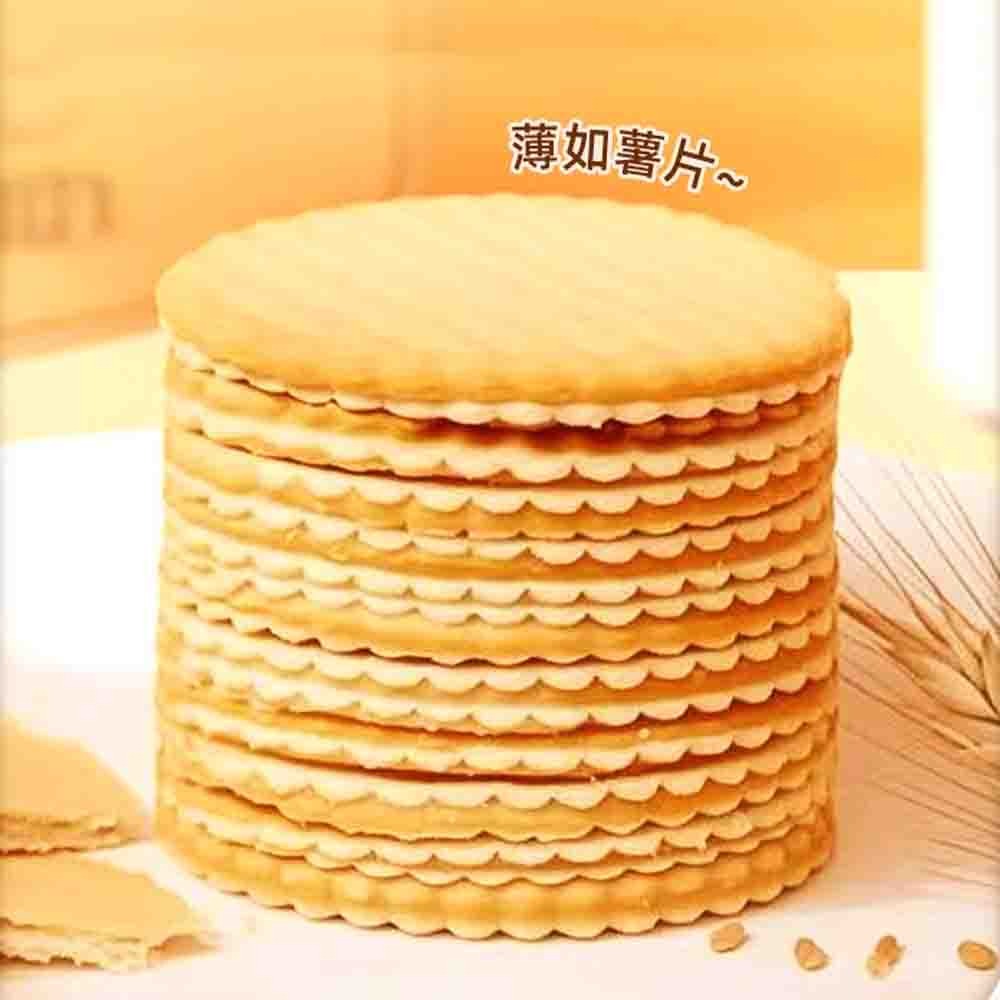 【半夜零食區】KING LOVE  馬鈴薯花生夾心薄餅 40片/盒-細節圖5