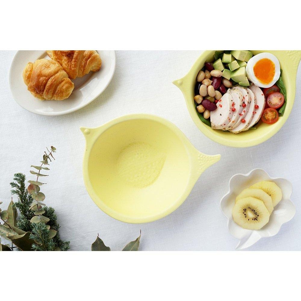 ｜隱隱選物｜【現貨】益子燒 吉澤窯/職人手作 黃色小鳥小碗/缽-細節圖5