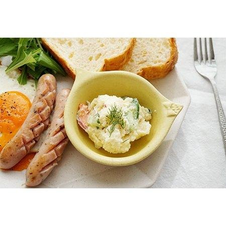 ｜隱隱選物｜【現貨】益子燒 吉澤窯/職人手作 黃色小鳥小碗/缽-細節圖6