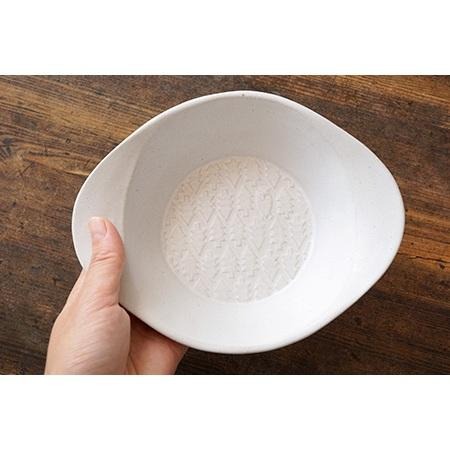 ｜隱隱選物｜【現貨】益子燒 吉澤窯/職人手作 白色森林木湯盤/器皿-細節圖4