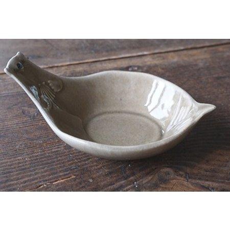 ｜隱隱選物｜【現貨】益子燒 吉澤窯/職人手作 海獺飯匙盤/小豆皿/器皿-細節圖4