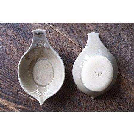 ｜隱隱選物｜【現貨】益子燒 吉澤窯/職人手作 海獺飯匙盤/小豆皿/器皿-細節圖8