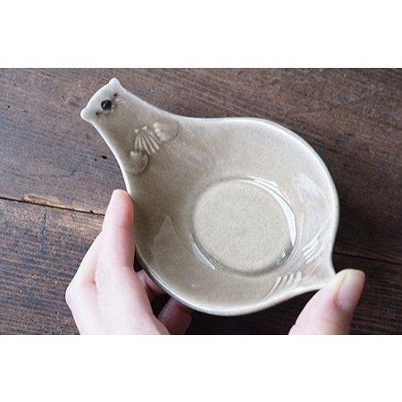 ｜隱隱選物｜【現貨】益子燒 吉澤窯/職人手作 海獺飯匙盤/小豆皿/器皿-細節圖2