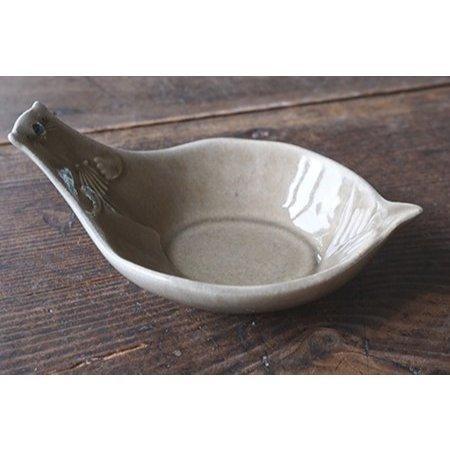 ｜隱隱選物｜【現貨】益子燒 吉澤窯/職人手作 海獺飯匙盤/小豆皿/器皿-細節圖4