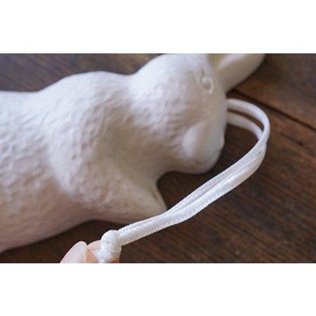 ｜隱隱選物｜【現貨】益子燒 吉澤窯/職人手作 可展示乾燥花壁掛兔兔花器-細節圖5