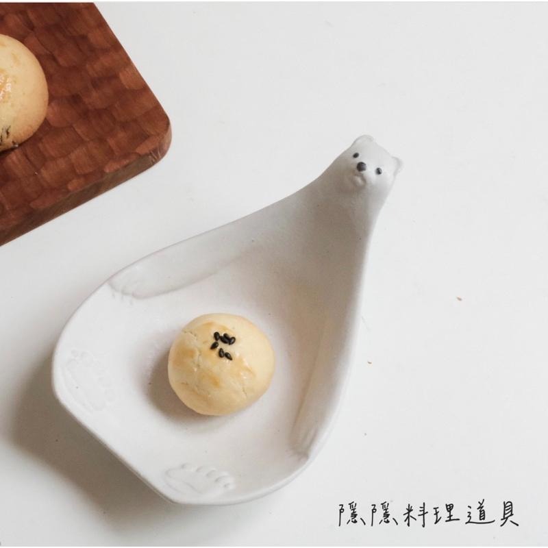 ｜隱隱選物｜【現貨】益子燒 吉澤窯/職人手作 北極熊飯匙-細節圖3