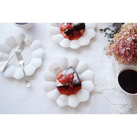 ｜隱隱選物｜【現貨】益子燒 吉澤窯/職人手作 花朵瑪格麗特 粉紅蝴蝶/黃蝴蝶-細節圖4