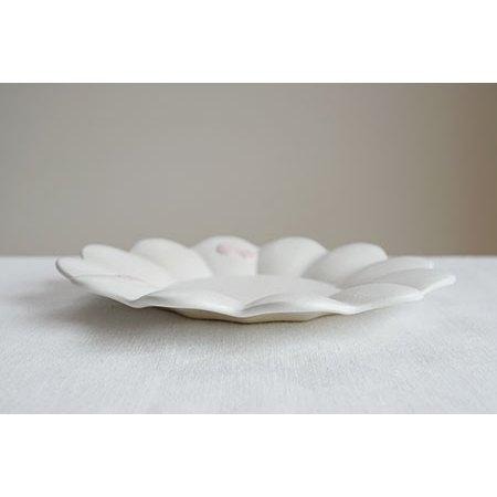 ｜隱隱選物｜【現貨】益子燒 吉澤窯/職人手作 花朵瑪格麗特 粉紅蝴蝶/黃蝴蝶-細節圖5